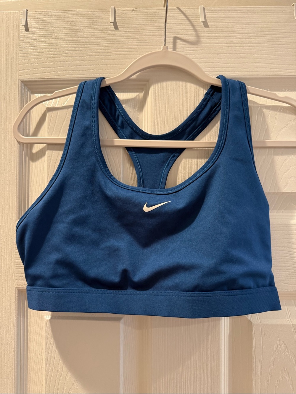 Nike Deep Blue Racerback Medium-Support Sports Bra